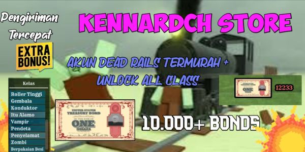 Dead Rails Account 10,000+ Bonds | BONUS Unlock All Class