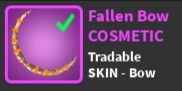 WORLD ZERO // WEAPON SKIN - FALLEN BOW // by ShoGFender Shop