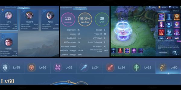 [AS2] - Akun ML Murah Recall Tastas, Box Skin Fanny dan Cloude Valentine (Bebas Pilih Salah Satu)