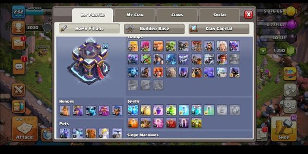 Town Hall Level 15 Archer Queen Level 82 and Barbarian King Level 77 3/4 max