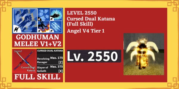 Akun Blox Fruit CDK (Full Skill) Angel V4 1 Gear
