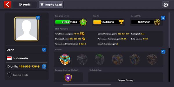 AKUN ISI 2MILYAR COINS MURAH MERIAH