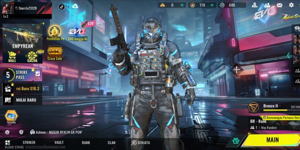 Akun Blood Strike Baru Fresh LV.3