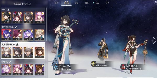 AKUN ENDGAME - TL 70, MANY META TEAMS (DHIL+LC SIGN, FIREFLY SUPERBREAK, ACHERON DOT, + CASTORICE)