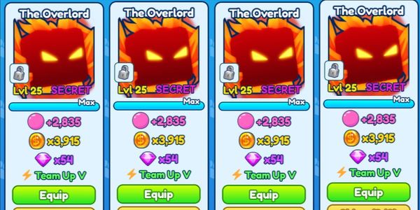 The Overlord Team Up V | Bubble Gum Simulator Infinity [BGSI]