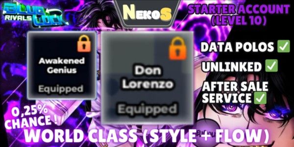 Akun Don Lorenzo (Style) + Awakened Genius (Flow)