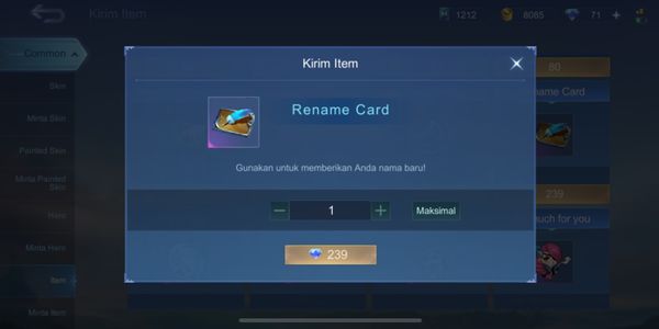 Rename Card