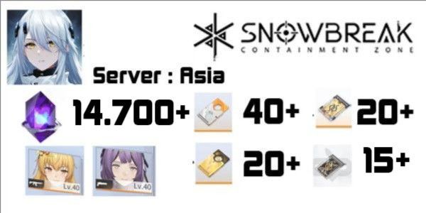 Account Snowbreak Containment Zone [Asia]-1