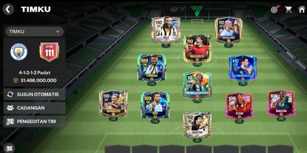ACCOUNT OVR 111, FULL EVO RED/GOLD, STRONGEST ST DUO, LEVEL 25-30, COIN ASSETS 1.1M, OVERPOWERED ACCOUNT AND READY TO PLAY.