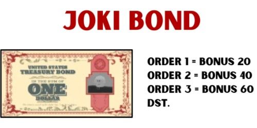 JOKI BONDS (READ DESCRIPTION)