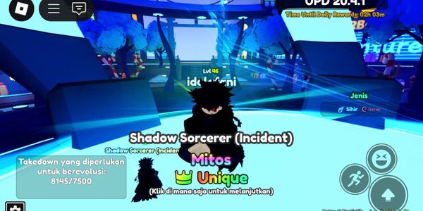 Unique Shadow Sorcerer Megumi Unevo ( Starter account AA ) Meta unit - Anime Adventures