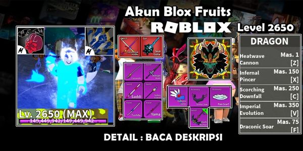 Blox Fruit Account Sanguine Art Race Shark V4 Full Gear T10 Shark Anchor CDK Skull Guitar Full Skill Dragon Eastern