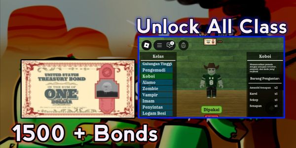 Unlock All Class + 1500+ Bonds | Dead Rails Account