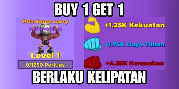 Cool Guy Larry Evolved - Muscle Legends