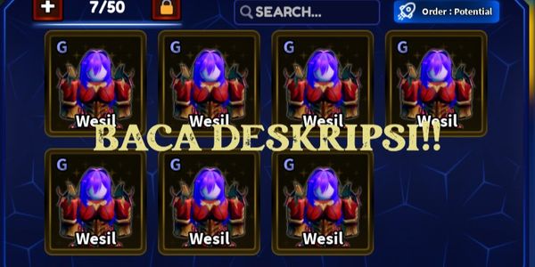 RBL Arise Crossover Account | G Wesil 7x | Full Shadow Ready to Use!