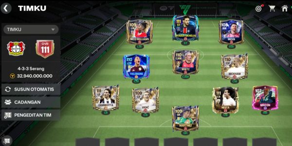 OVR ACCOUNT 111, FULL EVO, LEVEL 20-30, OVER POWER PLAYER, COIN ASSET 2.3M (TIELEMANS)