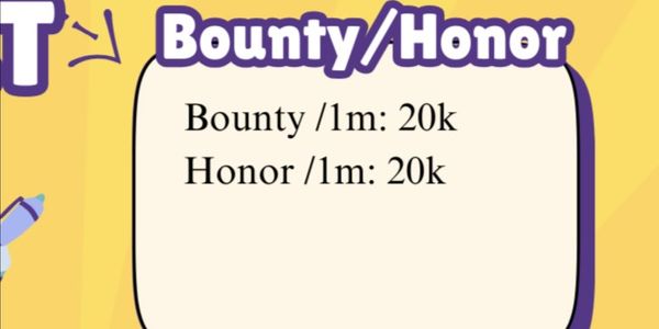 Joki BOUNTY/HONOR