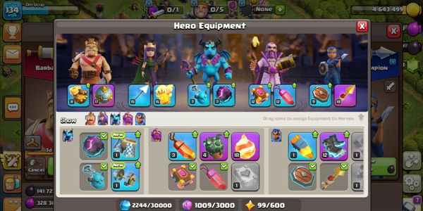 OM UCUP - TOWN HALL 13 HAMPIR MAX PAGAR BAGUS ( 9 SKILL EPIC ON )