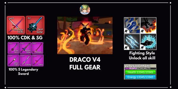 Akun Polos Draco V4 - Max Lvl