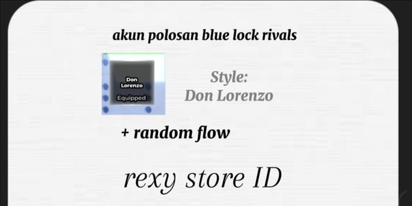 Account plain Blue Lock rivals | Don Lorenzo (style)