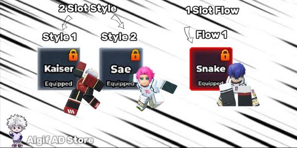 Akun Style Kaiser & Sae Flow Snake | Blue Lock Rivals