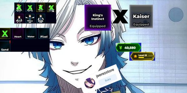 AKUN BLR BONUS VOLLEYBALL LEGEND KAISER X KING'S INSTINCT-BONUS/FULL SPECS CHECK PHOTO/DESC