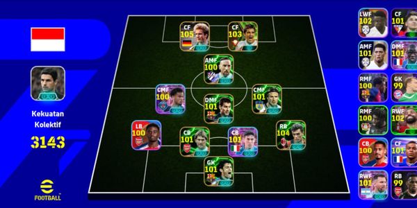 Akun eFootball Rummenige x Full Epic Booster GG x Pelatih Booster cocok buat Tournamen