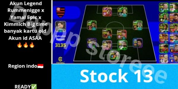 Akun Yamal Epic X Rummenigge old X Kimmich Big time Many cards old ID ASAA Ready to use