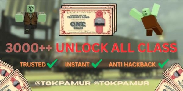 Akun Dead Rails 3000+ Bonds Bonus Unlock All Classes
