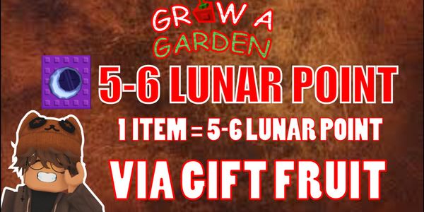 5 Lunar Points Via Moonlit Fruit - Grow a Garden