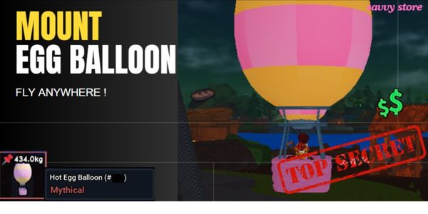 Egg Balloon Mount | Exclusive Prize from Easter Box Dig It RBL