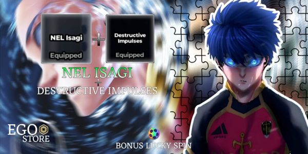 Nel Isagi Style + Destructive Impulses - Akun Blue Lock Rivals (Bonus Lucky Spin)