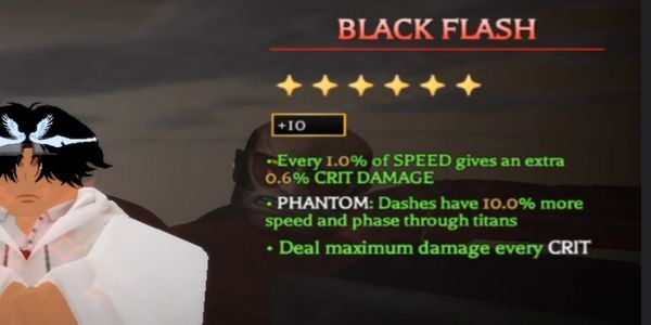 Black Flash +10 (Mythic Perk)