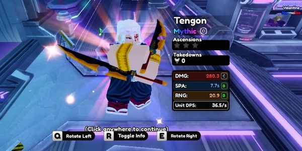 Anime Starter Account Vanguards - Mythic TENGON