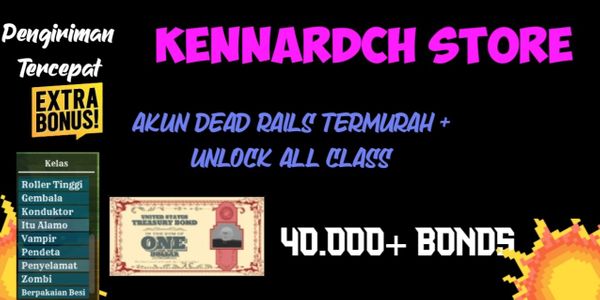Dead Rails Account 40,000+ Bonds | BONUS Unlock All Class & All Train