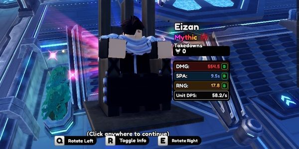 Anime Vanguards Starter Account - Unit Mythic AIZEN (META)
