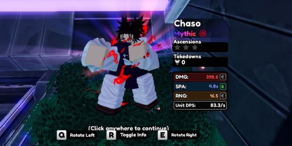 Anime Vanguards Starter Account - Mythic CHAOS
