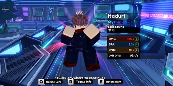 Akun Starter Anime Vanguards - Unit Mythic ITADORI