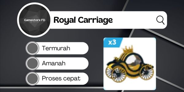 "Royal Carriage - Adopt Me Item (Gamestore FD)"