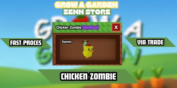 Chicken Zombie - Grow A Garden - Chicken Jockey