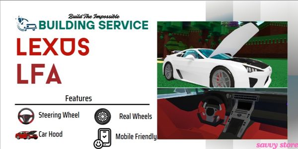 Lexus LFA Build Service (Build Creation Service) | Build A Boat For Treasure RBL