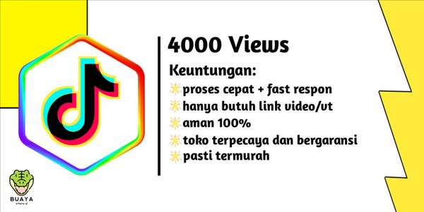 Per 4000 Views TikTok High Quality Super Fast!