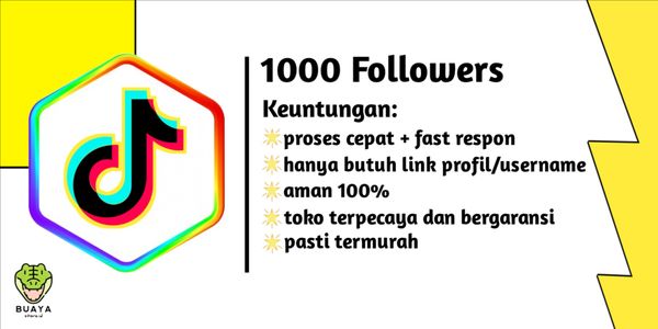 Per 1000 Followers TikTok Fast (No Refill)