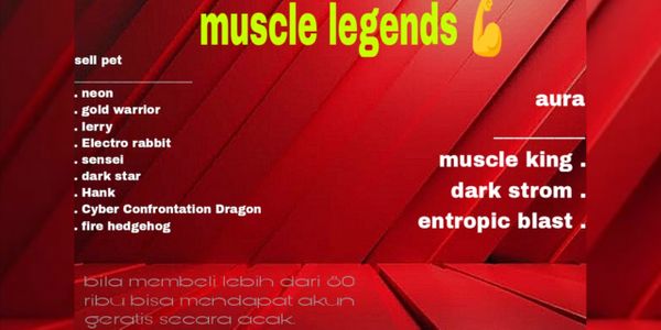 sell pet muscle legends