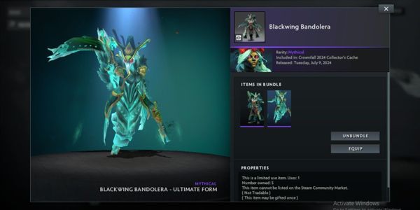 Blackwing Bandolera (Muerta Set) Collector Cache 2024 Crownfall