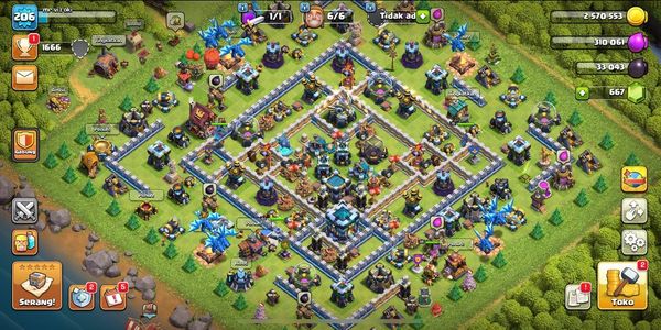 Town Hall 13 Epic Skills on 4 gg
