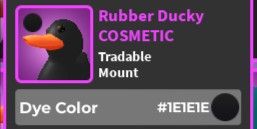 World Zero I Rubber Ducky #1E1E1E