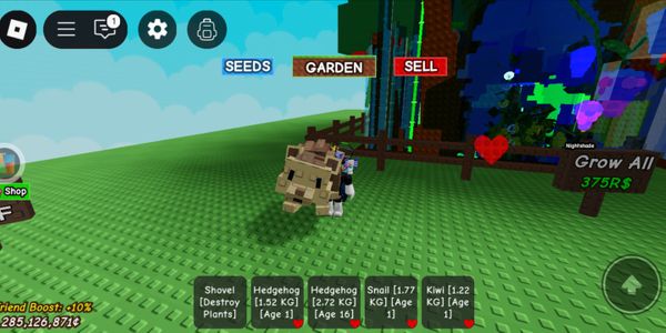 Pet Hedgehog (Grow A Garden) random kg