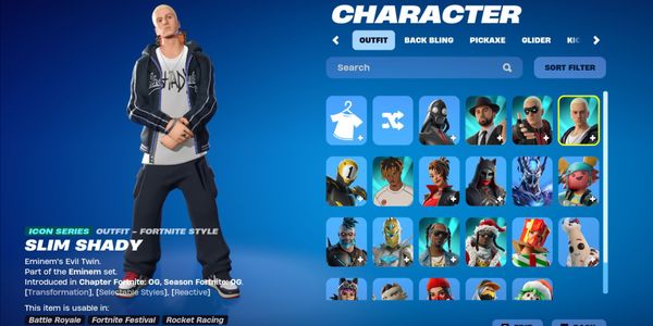Buy Account [EPIC] Rapper Edition +1000 Vbucks 23 Outfits (Slim Shady ...