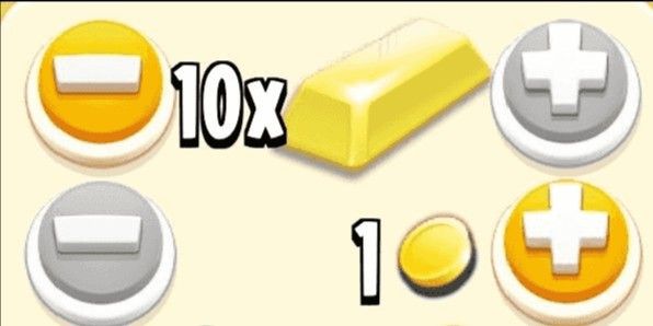10 Pcs Gold Bar
